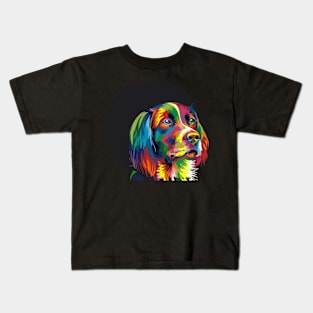 artisticcolorfuldog Kids T-Shirt